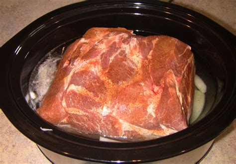 pork shoulder picnic roast slow cooker recipe pulled pork