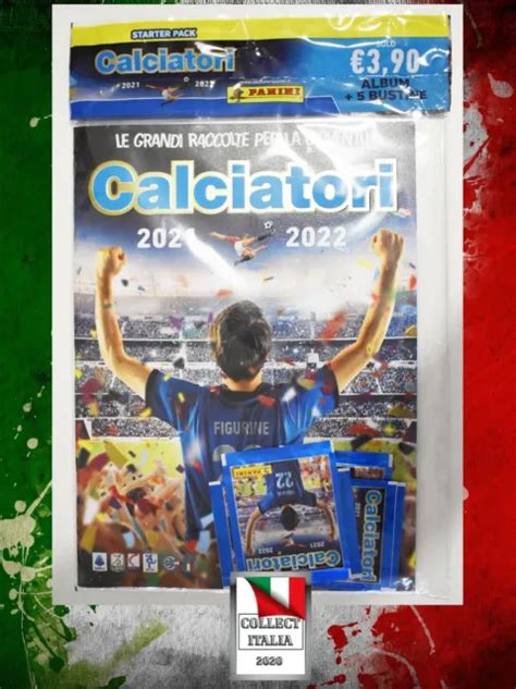 Album Vuoto Starter Pack Calciatori Panini Con Bustine