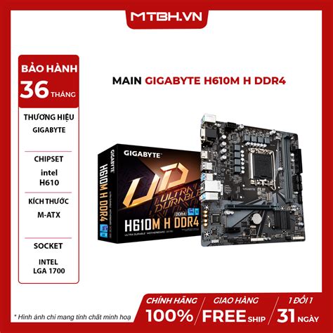 Main Gigabyte H610m H Ddr4 Máy Tính Biên Hòa