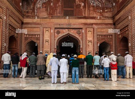 Fatehpur Sikri Jama Masjid Mosque Agra Uttar Pradesh India Stock