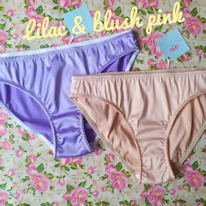 Black Satin Panties Bikini Handmade Red Panty Sexy Silk Underwear Etsy