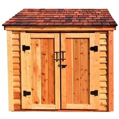 Ft W X Ft D Solid Wood Lean To Storage Shed Building A Shed