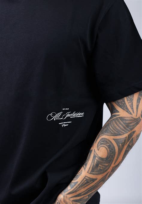 Malelions Resort Tshirt Black Cotton District