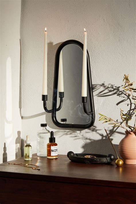 Josefina Taper Candle Holder Wall Mirror Urban Outfitters