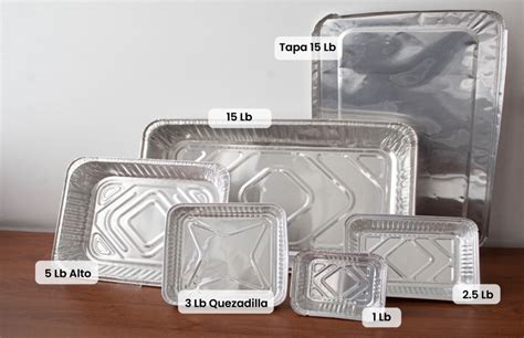 Moldes De Aluminio Rectangulares Q Pack S A