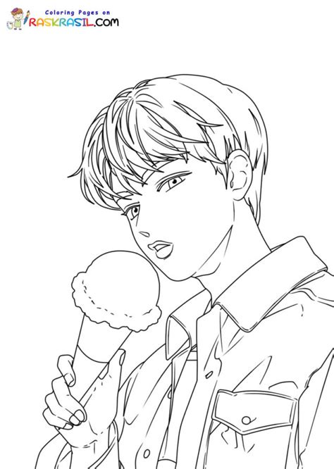 K Pop Coloring Pages