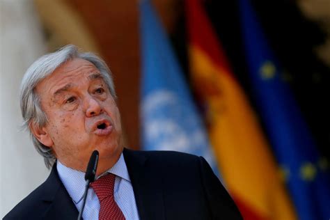 António Guterres pede para as populações levantarem a voz por mais