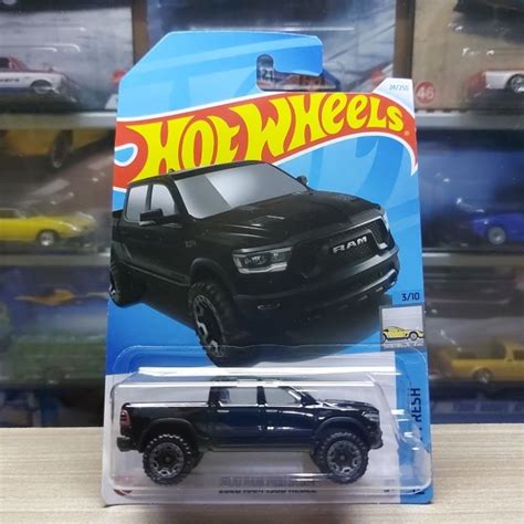 Hot WHEELS 2020 RAM 1500 REBEL BLACK 2024 Shopee Malaysia