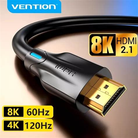 Cabo Hdmi 2 1 Vention 8k 4k 120hz Ps5 Xbox Series X 1 Metro MercadoLivre