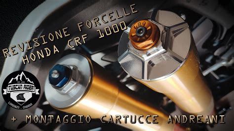 REVISIONE FORCELLE E Montaggio Cartucce Andreani Honda Crf1000 Africa