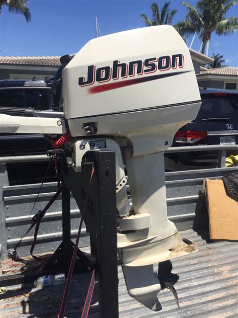 Johnson Hp Hp Two Stroke Outboard Engine Motor Jon John Skiff