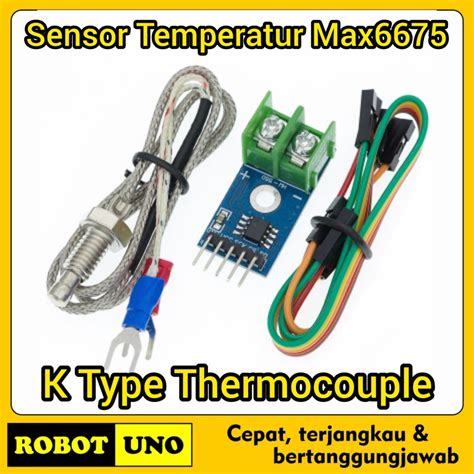 Jual Max K Type Thermocouple Temperature Temperatur Suhu Sensor