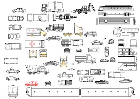 Autocad 2d Car Blocks Free Download - Image to u