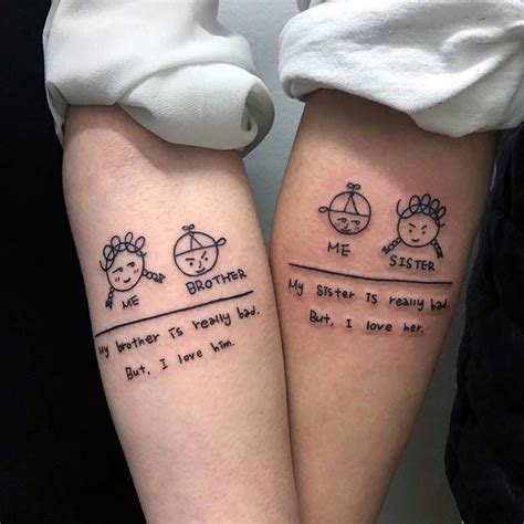 23 Awesome Brother And Sister Tattoos To Show Your Bond Stayglam