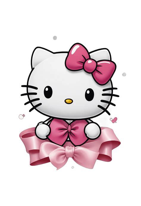 Hello Kitty Png Bow 00002 Png Images Free Download Findpng