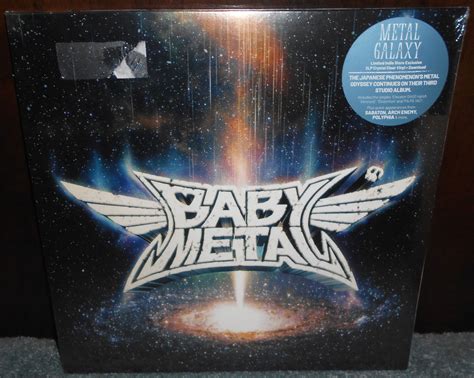 Babymetal Baby Metal Galaxy 2 Lp Crystal Clear Vinyl Sealed Limited