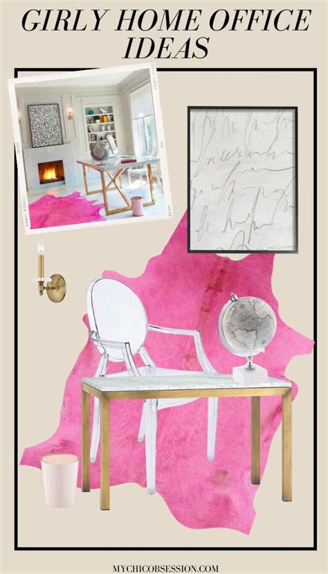 12 Designer-Approved Girly Home Office Ideas and How To Recreate Them ...