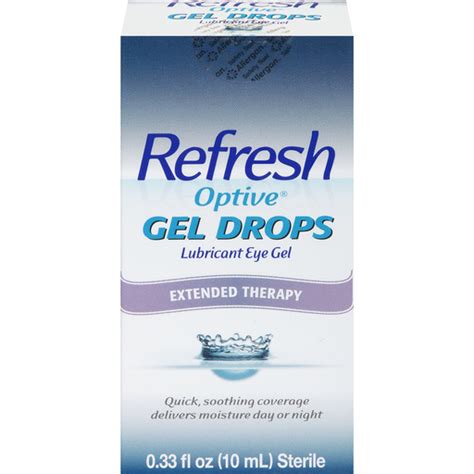 Refresh Optive Gel Drops Lubricant Eye Gel Extended Therapy Buehlers