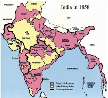 Maps - The British raj