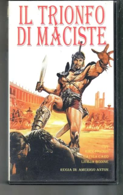 Il Trionfo Di Maciste Ita Vhs Broadcast Film Video Ed Kirk