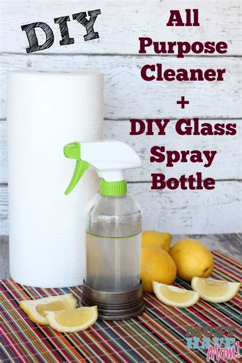 Diy All Purpose Cleaner With Essential Oil Diy Glass Spray Bottle