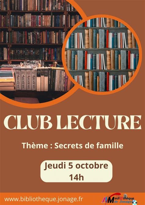 Le Club De Lecture Revient Le 5 Octobre Mairie De Jonage Mairie