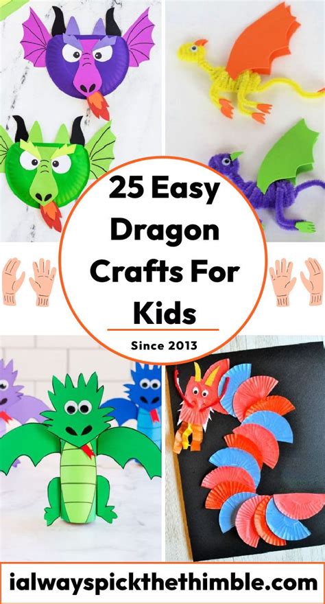 25 Easy DIY Dragon Crafts for Kids: How To Make a Dragon