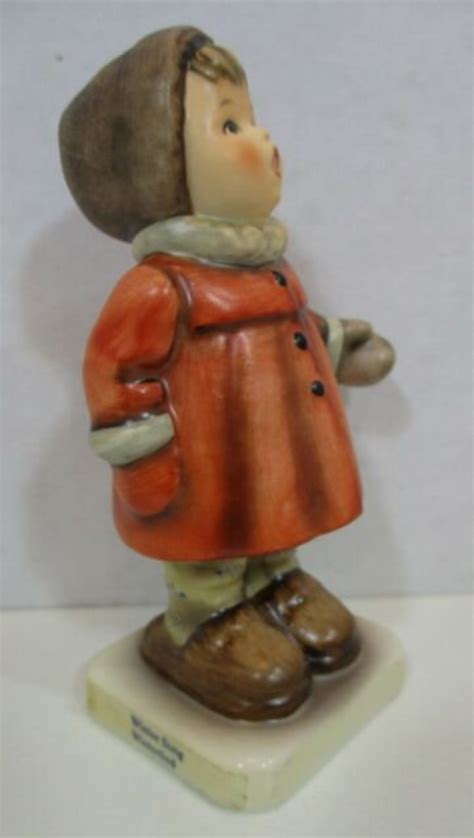 Goebel Hummel Girl Figurine Winter Song Winterlied 476 Made Etsy