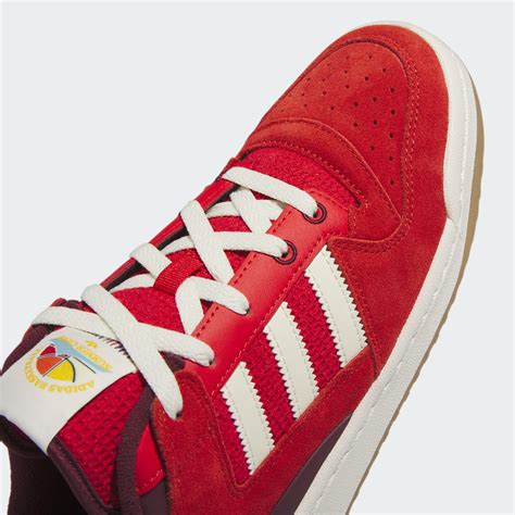 Adidas Forum Low Shoes Red Adidas Lk