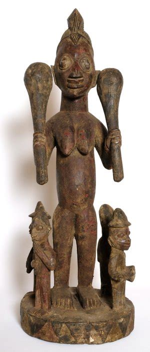 Majestic Shango Shrine Figure Yoruba Nigeria Catawiki