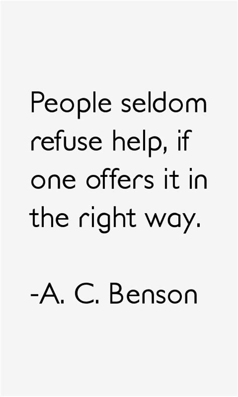 A. C. Benson Quotes & Sayings