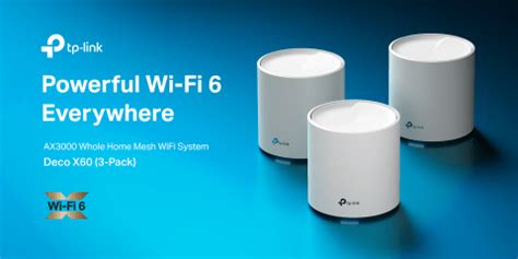 Tp Link Deco X Wifi Ax Whole Home Mesh Wi Fi System Pack