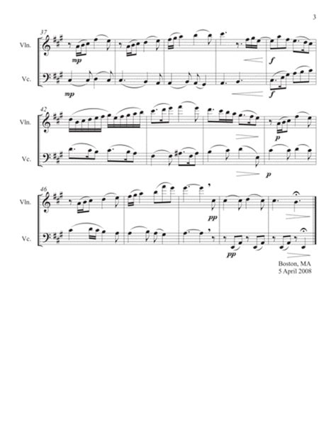 Six Hymn Arrangements For Violin And Cello By Various String Duet Digital Sheet Music