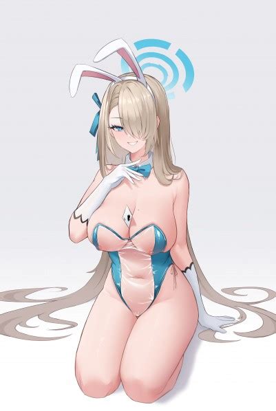 Asuna Translucent Bunny Girl Yinori Blue Archive Genshin Impact