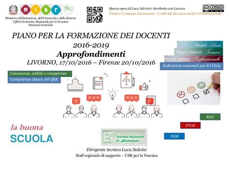 Piano Nazionale Formazione Docenti 2016 2019