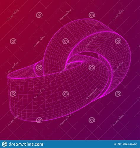 Mobius Strip Ring Knot Sacred Geometry Stock Vector Illustration Of