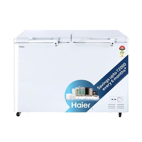 Haier Hfc Dm Star Rated Double Door Hard Top Deep Freezer