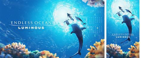 April May Calendar Wallpaper Endless Ocean™ Luminous Rewards My Nintendo