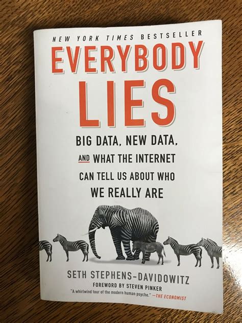 Everybody Lies Paperback Seth Stephens Davidowitz Ny Best Seller 2017