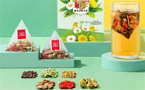 Amazon.com : SIFANGDA Chrysanthemum Cassia Seeds Tea Bags 7.05oz (200g ... 