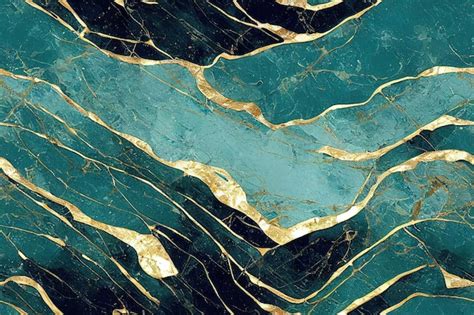 Premium Photo Turquoise Marble Texture Seamless Pattern