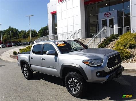 2018 Silver Sky Metallic Toyota Tacoma Trd Sport Double Cab 4x4