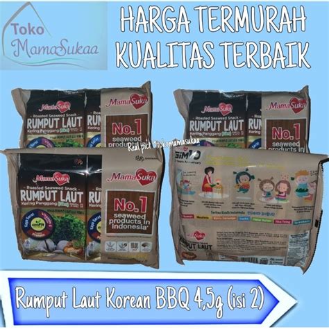 Jual MAMASUKA RUMPUT LAUT KERING PANGGANG ROASTED SEAWEED NORI ORI