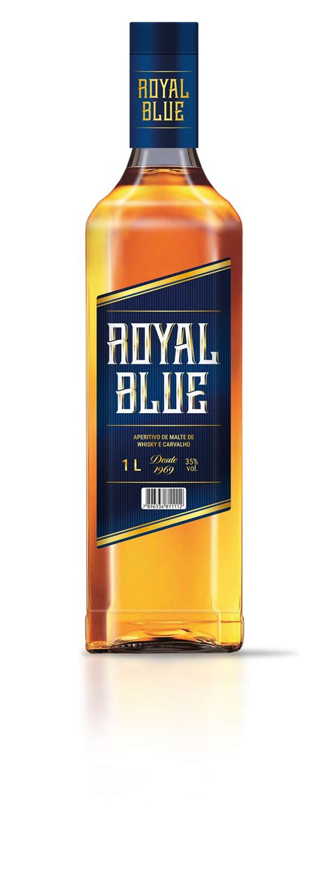 Whisky Royal Blue Aperitivo De Malte 1 Litro Caixa 6 Apoio Distribuição