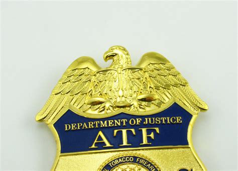 US ATF Special Agent Badge Replica Movie Props – Cop Collectibles