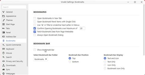 How To Show Or Hide The Bookmarks Bar In Chrome Edge Firefox Vivaldi