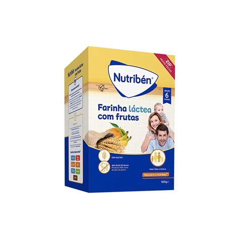 Nutribén Papa Multicereais e Mel Bolacha Maria Láctea 600g Quickfarma