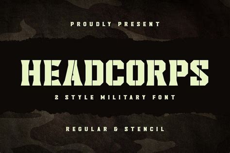 Best Military Army Fonts Stencil Style Web Design Hawks