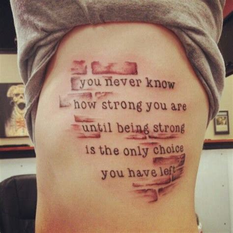 Strength Tattoo Quotes On Life. QuotesGram