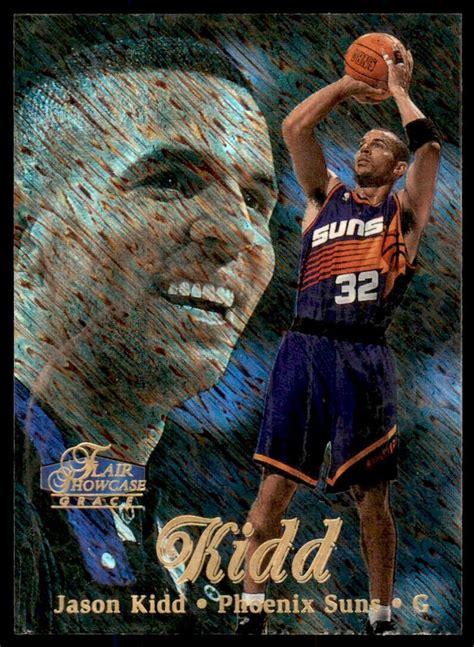 1997 98 Fleer Flair Showcase Grace Sec 2 Row 1 Showtime Jason Kidd